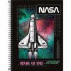 CADERNO 1 MATERIA CAPA DURA 80 FOLHAS NASA TILIBRA - REF. 30941 - PACOTE COM 4 UNIDADES