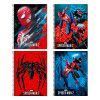CADERNO 1 MATERIA CAPA DURA 80 FOLHAS SPIDER-MAN GAME TILIBRA - REF. 31811 - PACOTE COM 4 UNIDADES