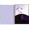 CADERNO 10 MATERIAS CAPA DURA 160 FOLHAS DAISY TILIBRA - REF. 33114 - PACOTE COM 4 UNIDADES