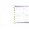 CADERNO 8 MATERIAS CAPA DURA 160 FOLHAS COLEGIAL BLUSH PAUTA BRANCA FORONI - REF. 6478 - PACOTE COM 4 UNIDADES