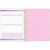 CADERNO 8 MATERIAS CAPA DURA 160 FOLHAS COLEGIAL BLUSH PAUTA BRANCA FORONI - REF. 6478 - PACOTE COM 4 UNIDADES