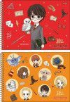 CADERNO CARTOGRAFIA CAPA DURA 96 FOLHAS HARRY POTTER JANDAIA - REF. 65322 - PACOTE COM 5 UNIDADES
