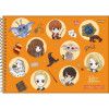 CADERNO CARTOGRAFIA CAPA DURA 96 FOLHAS HARRY POTTER JANDAIA - REF. 65322 - PACOTE COM 5 UNIDADES