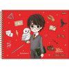 CADERNO CARTOGRAFIA CAPA DURA 96 FOLHAS HARRY POTTER JANDAIA - REF. 65322 - PACOTE COM 5 UNIDADES