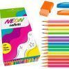 KIT NEON COLORS COM 17 PECAS FABER-CASTELL - REF. KIT/NEON - 1 UNIDADE