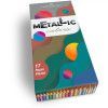 KIT METALLIC COLORS COM 17 PECAS FABER-CASTELL - REF. KIT/METAL - 1 UNIDADE