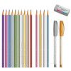 KIT METALLIC COLORS COM 17 PECAS FABER-CASTELL - REF. KIT/METAL - 1 UNIDADE