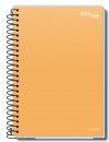 CADERNO ESPIRAL 1/4 200 FOLHAS ESSENCIALE CREDEAL - REF. 277249 - PACOTE COM 5 UNIDADES