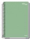CADERNO ESPIRAL 1/4 200 FOLHAS ESSENCIALE CREDEAL - REF. 277249 - PACOTE COM 5 UNIDADES