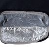 MOCHILETE PRETO THERMO COM BOLSO TERMICO CONTAINER DERMIWIL - REF. 11947 - 1 UNIDADE