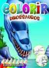 LIVRO PARA COLORIR DINOSSAUROS BICHO ESPERTO - REF. 5920-0 - PACOTE COM 8 UNIDADES