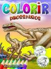 LIVRO PARA COLORIR DINOSSAUROS BICHO ESPERTO - REF. 5920-0 - PACOTE COM 8 UNIDADES