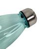 GARRAFA 700ML PLASTICA COM TAMPA BRW - REF. GA0208 TURQUESA - 1 UNIDADE