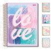 CADERNO 10 MATERIAS CAPA DURA 160FL LA CREME JANDAIA - REF. 69013 - PACOTE COM 4 UNIDADES