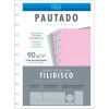 BLOCO PARA FICHARIO 80 FOLHAS TILIDISCO COLORIDO TILIBRA - REF. 34180 - 1 UNIDADE