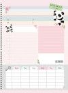 CADERNO 10 MATERIAS CAPA DURA 160 FOLHS MY FRIEND SAO DOMINGOS - REF. 233062 - PACOTE COM 4 UNIDADES