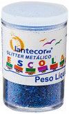 GLITER 3G PVC LANTECOR - REF. AZUL ROYAL - PACOTE COM 12 UNIDADES