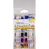 LANTEJOULA 3G 6MM LANTECOR - REF. ROXO - PACOTE COM 12 UNIDADES