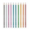 LAPIS 10 CORES MEGA SOFT COLOR METALICO TRIS - REF. 616636 - PACOTE COM 6 UNIDADES