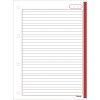 BLOCO PARA FICHARIO 80 FOLHAS COLORIDO FORONI - REF. 8957 - PACOTE COM 5 UNIDADES