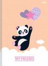 CADERNO BROCHURA 1/4 CAPA DURA 48FL MY FRIEND SAO DOMINGOS - REF. 222023 - PACOTE COM 10 UNIDADES