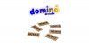 JOGO DOMINO DIVISAO 28 PECAS MADEIRA AQUARELA - REF. 104 - 1 UNIDADE