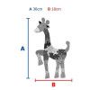 QUEBRA CABECA GIRAFA MDF 26 PEÇAS TOYMIX - REF. 336.9.91 - 1 UNIDADE