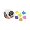 BLOCO ADESIVO ANOTAÇÃO 45 X 45MM 50 FOLHAS NEON BRW - REF. BA0001 - PACOTE COM 48 UNIDADES