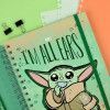 CADERNO SMART COLEGIAL COM FOLHAS E DIVISÓRIAS REPOSICIONÁVEIS LUCAS FILM STAR WARS MANDALORIAN – REF. 4215 – 1 UNIDADE
