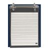 FICHARIO 1/4 2 ARGOLAS VERTICAL VISION AZUL DAC - REF. 4226 - 1 UNIDADE
