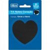 BLOCO ADESIVO ANOTACAO 73 X 76MM 50 FOLHAS CORACAO PRETO TILIBRA - REF. 34641 - 1 UNIDADE