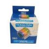 BLOCO ADESIVO ANOTACAO 10MM X 5M 5 CORES COM DISPENSER TILIBRA- - REF. 34489 - CAIXA COM 12 UNIDADES