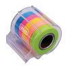 BLOCO ADESIVO ANOTACAO 10MM X 5M 5 CORES COM DISPENSER TILIBRA- - REF. 34489 - CAIXA COM 12 UNIDADES