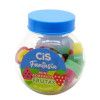 BORRACHA MINI FRUTAS SORTIDO CIS - REF. 55.3410 - POTE COM 20 UNIDADES