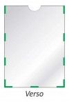 EXPOSITOR A4 VERTICAL FRONTAL CRISTAL MAXCRIL - REF. 10090013 - 1 UNIDADE