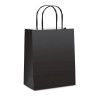 SACOLA PARA PRESENTE LAMINADO 32 X 26.5 X 13CM PRETO FOSCO CROMUS - REF. 14000437 - PACOTE COM 10 UNIDADES
