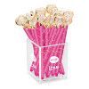 CANETA ESFEROGRAFICA 1.0 CORACAO DIAMANTE LOVE PINK MOLIN - REF. 31505 - CAIXA COM 20 UNIDADES