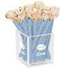CANETA ESFEROGRAFICA 1.0 CORACAO DIAMANTE AIRY BLUE MOLIN - REF. 1349 - CAIXA COM 20 UNIDADES