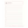 AGENDA COSTURADA ROSA ROSE 2026 SAO DOMINGOS ANIMATIVA - REF. 9584 - PACOTE COM 2 UNIDADES