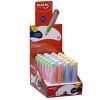 BORRACHA CANETA PASTEL MOLIN - 14306 - CAIXA COM 24 UNIDADES