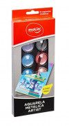 AQUARELA 12 CORES C/PINCEL METALICA ARTIS - 18387 - 1 UNIDADE