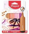 PINCEL MARCA TEXTO TEMAS C/4 MAPED - 740902 - 1 UNIDADE