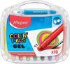 GIZ CERA 10 CORES COLORPEPS GEL AQUARELAVEL - 836310 - CAIXA COM 12 UNIDADES
