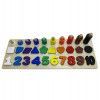 TABULEIRO MONTESSORI 3X1 75 PEÇAS MDF TOYMIX - REF. 0-336.39.99 - 1 UNIDADE