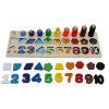 TABULEIRO MONTESSORI 3X1 75 PEÇAS MDF TOYMIX - REF. 0-336.39.99 - 1 UNIDADE