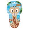 TESOURA ESCOLAR 12CM PLASTICA ZOO GIRAFA TILIBRA - REF. 34653 - CAIXA COM 12 UNIDADES