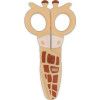 TESOURA ESCOLAR 12CM PLASTICA ZOO GIRAFA TILIBRA - REF. 34653 - CAIXA COM 12 UNIDADES