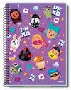 CADERNO 1 MATERIA CAPA DURA 80FL PK XD CREDEAL - REF. 280645 - PACOTE COM 3 UNIDADES