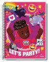 CADERNO 1 MATERIA CAPA DURA 80FL PK XD CREDEAL - REF. 280645 - PACOTE COM 3 UNIDADES