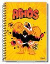 CADERNO 1 MATERIA CAPA DURA 80FL ATHOS E PROBLEMS CREDEAL - REF. 281291 - PACOTE COM 3 UNIDADES